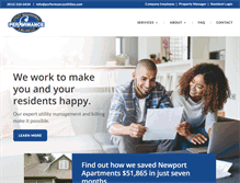Tablet Screenshot of performanceutilities.com